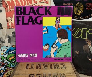 Black Flag - Family Man 1984 Pressing Vinyl Lp Rare