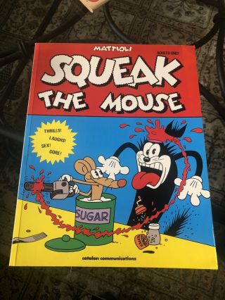 Squeak The Mouse By Mattioli 1984 Comic For Adults Only Soft Cover
