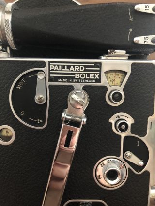 Vintage Paillard Bolex Switzerland H16 - 16mm Film Movie Camera - working? 2