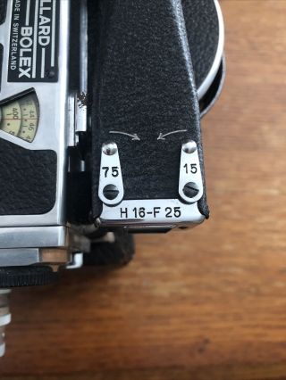 Vintage Paillard Bolex Switzerland H16 - 16mm Film Movie Camera - working? 3