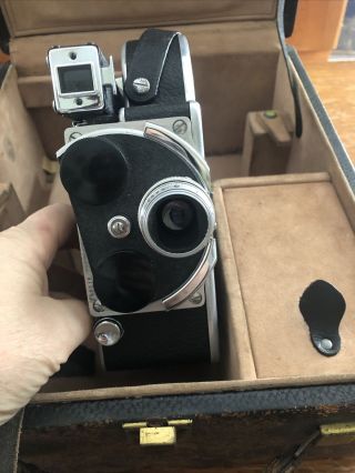 Vintage Paillard Bolex Switzerland H16 - 16mm Film Movie Camera - working? 4