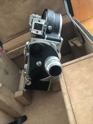 Vintage Paillard Bolex Switzerland H16 - 16mm Film Movie Camera - working? 6