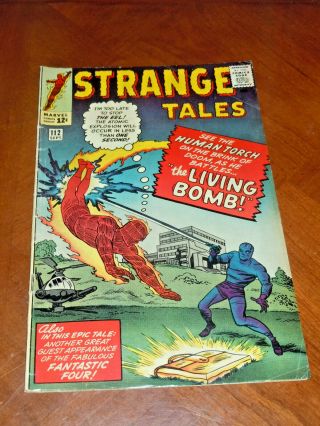 Strange Tales 112 (1963) Vg - F (5.  0) Cond.  1st Eel Steve Ditko Art
