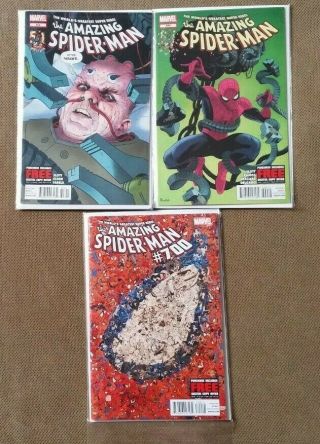 The Spider - Man 698 699 700 1st Prints