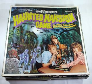 Vintage 1975 Walt Disney World Haunted Mansion Board Game 100 Complete Lakeside