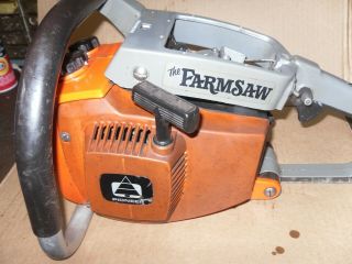 Vintage Pioneer Farmsaw Chainsaw W/18 Inch Bar & Chain - Runs on prime. 3