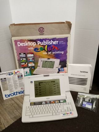 Vintage Brother Desktop Publisher Dp - 540cj With Color Ink Jet Printing