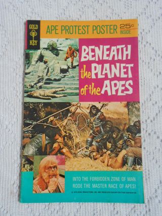 Bronze Age Gold Key Beneath The Planet Of The Apes 1970 Comic Book