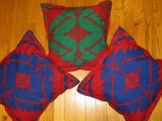 Ralph Lauren Vintage Copper Mountain Southwestern Aztec 3 Throw Pillows