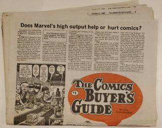 (5) 1983 - 84 Issues The Comic Buyer 