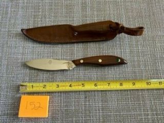Vintage Grohmann D.  H.  Russell Dagger Rd - 1958 Canadian Belt Knife/leather Sheath