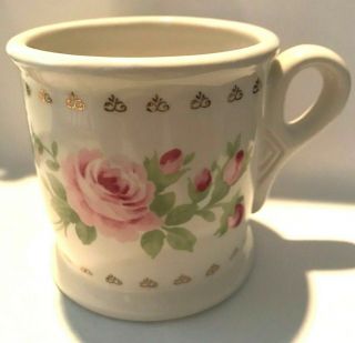 Rachel Ashwell Simply Shabby Chic Mug With Lush Pink Cabbage Roses - Retired