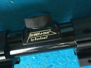 Vintage Banner 4 - 12x - 40mm Rifle Scope By Bushnell - Japan - Bausch & Lomb Optics