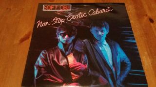 Soft Cell ‎– Non - Stop Erotic Cabaret Vinyl Album 33rpm 1981 Some Bizzare ‎bzlp 2