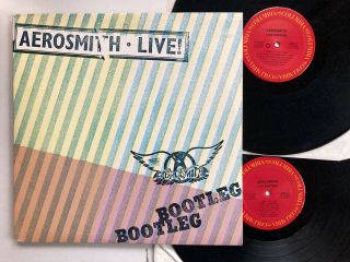 Aerosmith Live Bootleg Vinyl Lp Gf Columbia 1978 Pc2 35564 Ex/ex