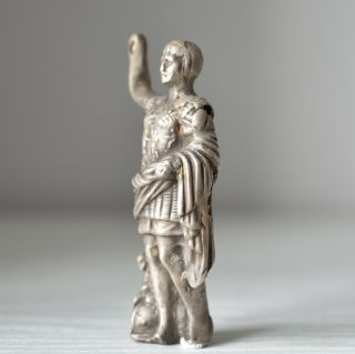 SILVER STATUETTE AUGUSTUS OF PRIMA PORTA AR AUGUSTUS CAESAR FIRST ROMAN EMPEROR 2