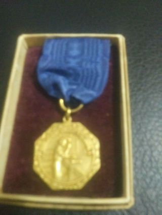 Boy Scout Gold Handicraft Contest Medal