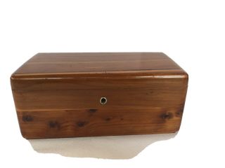 Vtg Lane Salesman Sample Cedar Chest Jewelry Trinket Box Klamath Furniture Co