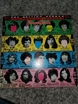 The Rolling Stones " Some Girls " Vinyl Record Lp