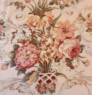 Ralph Lauren Duvet Cover Guinevere - Queen Floral Vintage Tea Stained