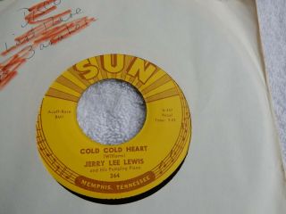R&r /country Jerry Lee Lewis On Sun Label 364 45 Rpm 7 " Record
