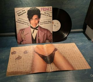 Prince Controversy Lp Warner Brothers Bsk 3601 1st Press W/poster