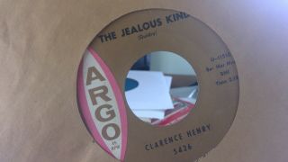 Clarence Henry ‎– The Jealous Kind / Come On And Dance - Argo 5426 - Vg,  Soul 45