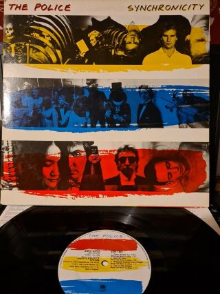 The Police - Synchronicity Vinyl Record Lp With Inner 1983 Vg,  /vg,