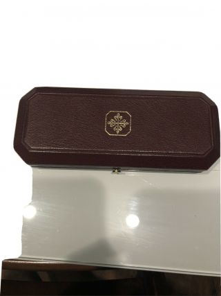 Patek Philippe Small Vintage Red Coffin Watch Case Box