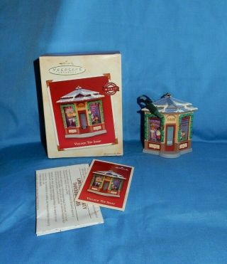 Hallmark 2002 Village Toy Shop Lights & Motion Christmas Ornament
