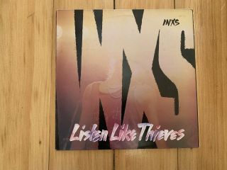 Vintage Inxs " Listen Like Thieves " Lp Vinyl Record 1985 Uk Pressing