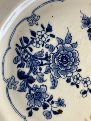 18th C Qianlong Chinese Charger Dish Blue And White