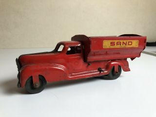Vintage Marx Toy | Sand Tipper | Tin Metal Dump Truck | Rare Antique