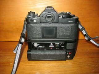 Vintage Canon F - 1 SLR Camera Body 282251 with Motor Drive 160128 2