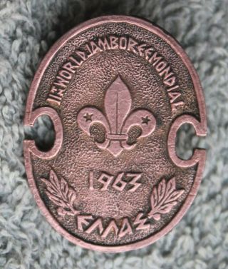 Boy Scouts 11th World Jamboree Mondial 1963 Bronze Badge,  Medal,  Medallion