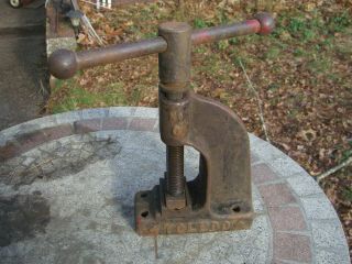 Vintage Toledo No.  0 Pipe Vise Well Diggers Vise