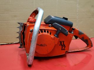 Legendary Homelite Xl - 12 54cc Vintage Collector Chainsaw Turns 99wsr3s4