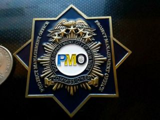 York City Police Department Office Of The Commissioner 5 Star Challenge Coin