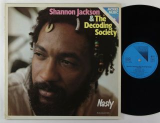 Shannon Jackson & The Decoding Society " Nasty " Jazz Lp Moers 01086 Germany