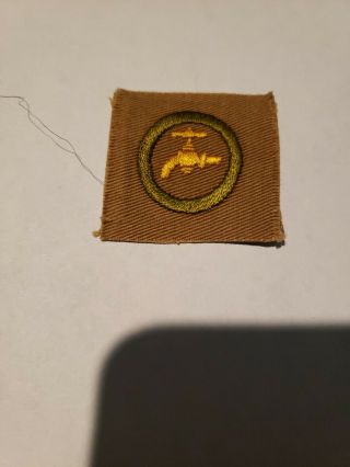 Plumbing Square Merit Badge Type A 1920 - 1933 Boy Scouts Of America Bsa