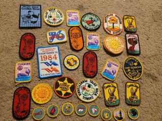 Group Of Vintage Girl Scout Patches