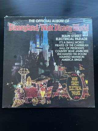 The Official Album Of Disneyland/walt Disney World 1980 Lp Record 2510