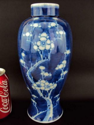 Impressive Large Chinese Antiques Porcelain Oriental Blue White Vase Kangxi