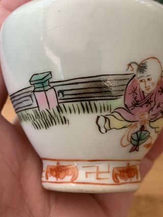 19th Chinese Antique Famille Rose Porcelain Vases Tongzhi Dynasty Mark 5