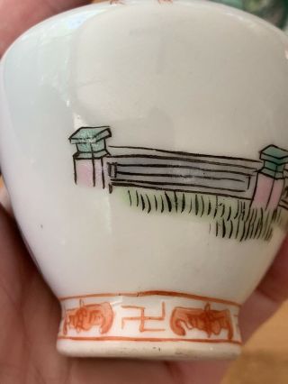 19th Chinese Antique Famille Rose Porcelain Vases Tongzhi Dynasty Mark 6