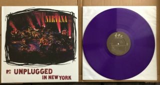 Nirvana Unplugged In York Colored Vinyl