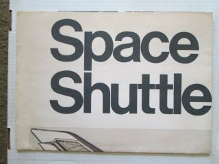 Space Shuttle - Large Fold Out Cut - Away Poster & " Sounds Of Space " Flexi - Disc