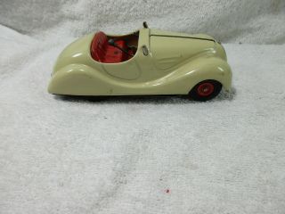 Vintage Schuco Examico 4001 Wind Up Clockwork Cream Car Germany