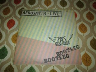 Aerosmith Live Bootleg Bootleg 2 Lp Set Columbia 35864 Ex/vg 1978