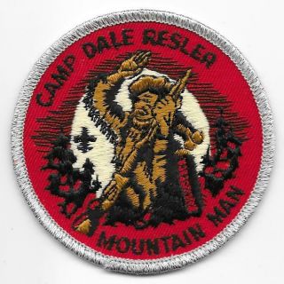 Yucca Council Camp Dale Resler Mountain Man Patch Boy Scouts Of America Bsa